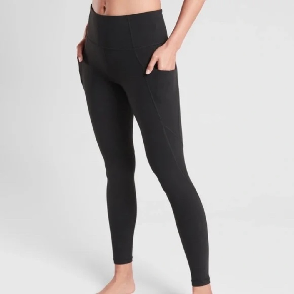 Athleta Stash Pocket Salutation Tight with Pockets,  Size Small